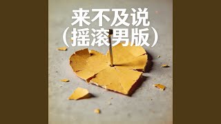 来不及说 (摇滚男版)