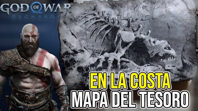 TODOS los Mapas del tesoro en God of War (PS4) y localización del botín