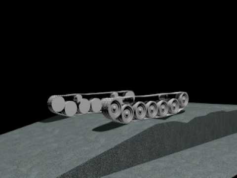 3d animation of tank treads 2