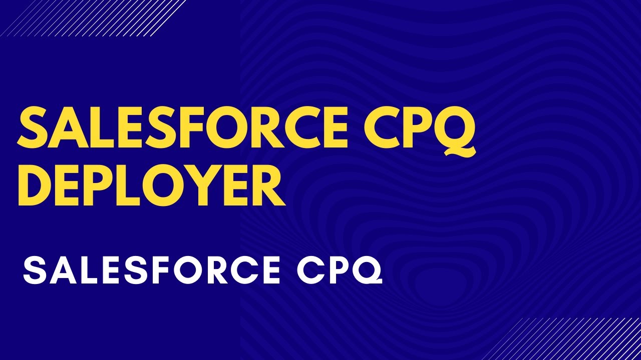 Salesforce CPQ Deployer - Blue Canvas
