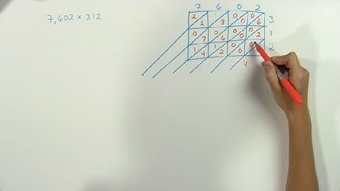 How Do I Solve a Multiplication Problem Using Diagonal Lines? : Math Problems & Trigonometry