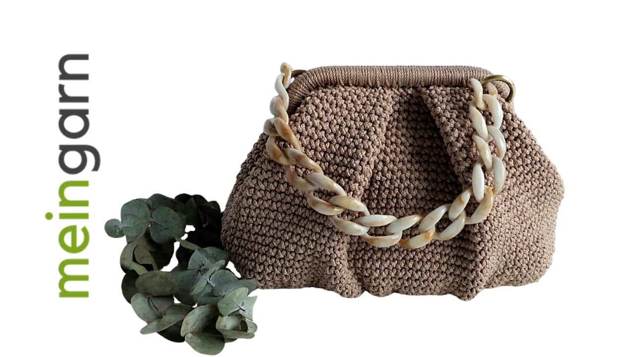 Tasche Häkeln Mit Boden Kostenlose Anleitung Tasche Grace häkeln, Häkelanleitung Tasche mit einem Schnappverschluss