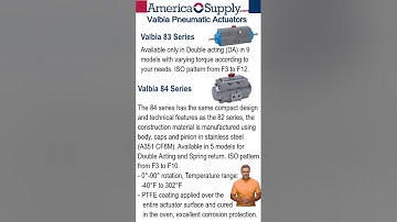 Valbia Pnuematic and Electric actuators