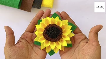🌸✨ DIY Felt Flowers Tutorial | Easy Step-by-Step Guide for Beautiful Crafts ✨🌸