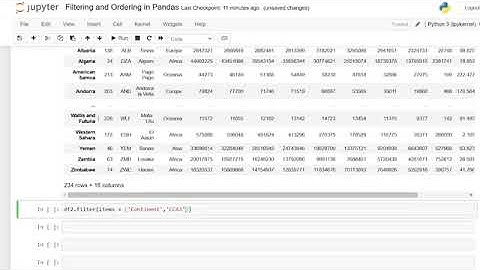 Filtering Columns and Rows in Pandas | Python Pandas Tutorials