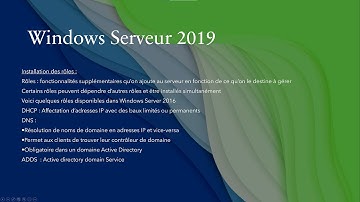 Installation serveur DHCP DNS et ADDS et adhésion poste client au domaine