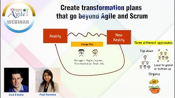 Create transformation plans that go beyond Agile and Scrum (28 June 