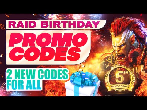 🚨😈Raid 5th Anniversary CODES for ALL😈🚨 Raid Shadow Legends PROMO CODES & BEST 6 FREE CHAMPS🎂