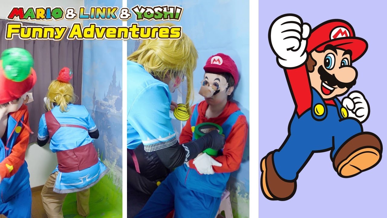 The Funny Adventures of Mario & Link ＆ Yoshi 🤣 ＃4928 - YouTube