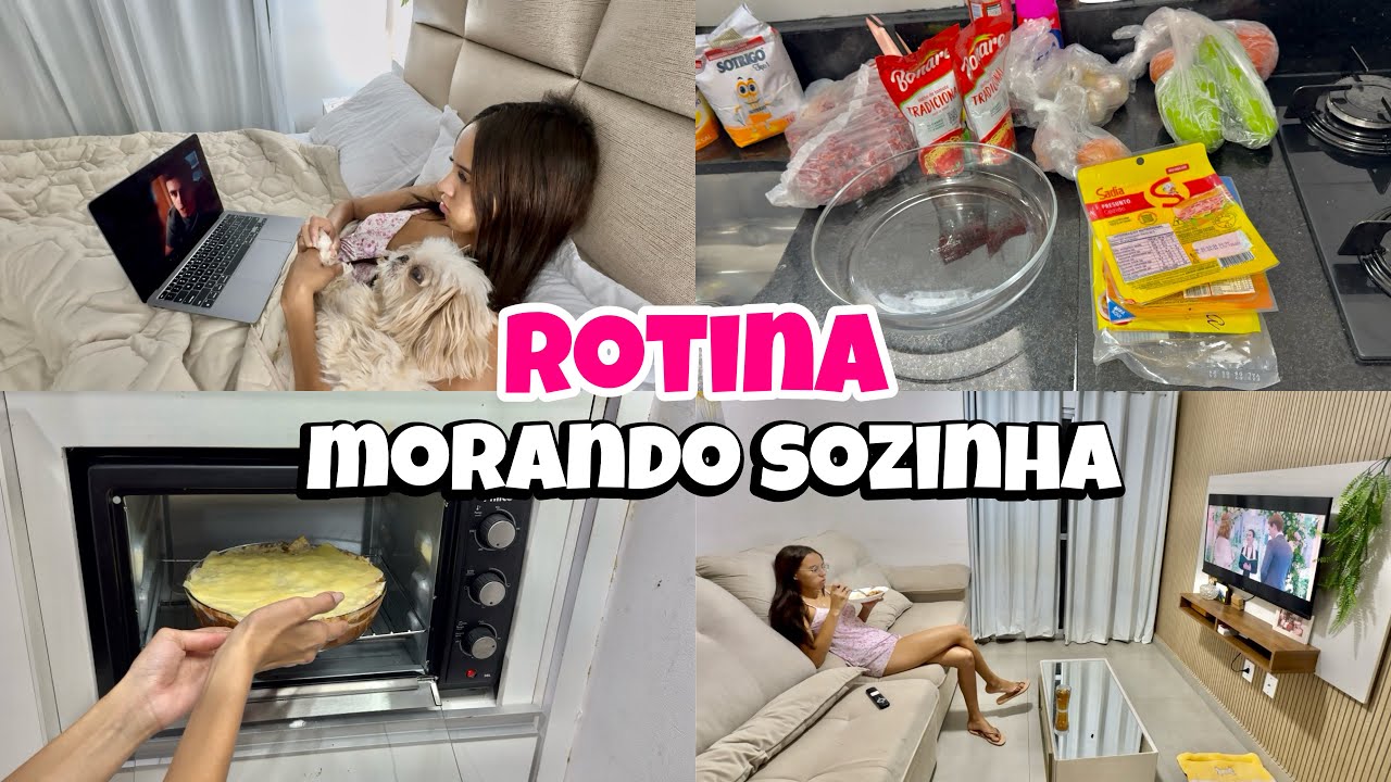 VLOG: MINHA ROTINA MORANDO SOZINHA🐶💗🏠🧹