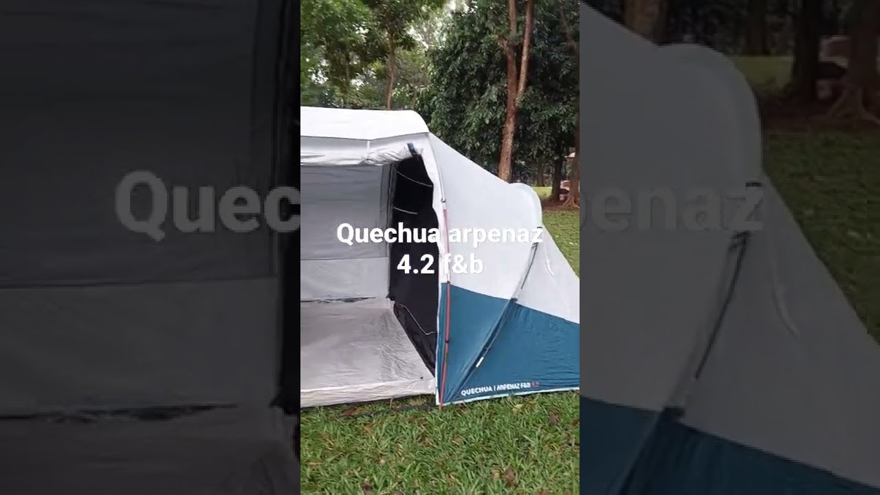Family Tent Quechua arpenaz 4.2 f&b #shorts #family