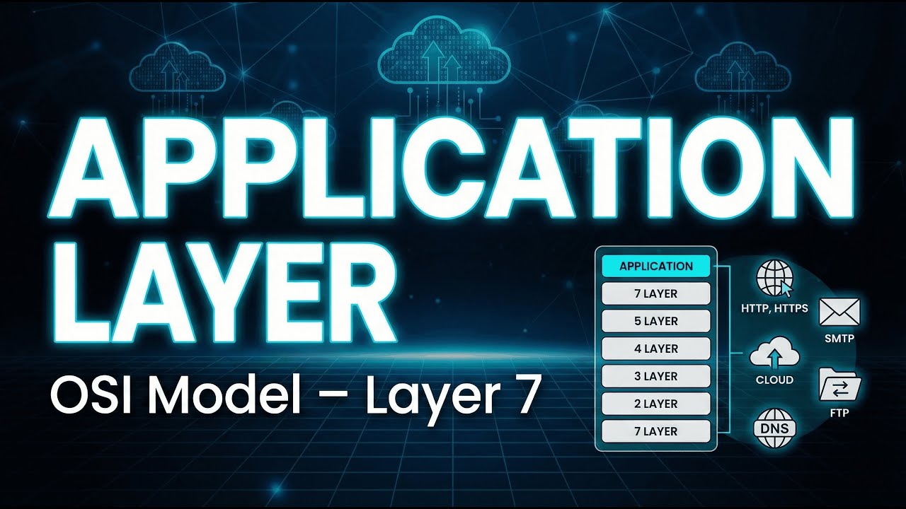 Application Layer Explained | OSI Model Layer 7 in Computer Networking | CCNA | Part- 4 | 