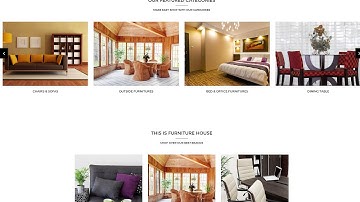 Furniture House - eCommerce Shop HTML Template