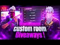 FREE FIRE LIVE || REEDEM CODE GIVEAWAY |FF LIVE GIVEAWAY || CUSTOM ROOM || FF GIVEAWAY#lokeshgamer