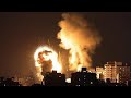 Israeli Air Strike in Gaza drone footage | Deadly air strike hit gaza after rocket attacks