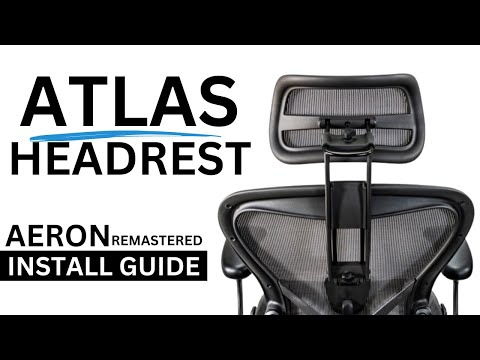 How To Install And Adjust The Atlas Headrest On the Herman Miller Aeron Remastered Chair