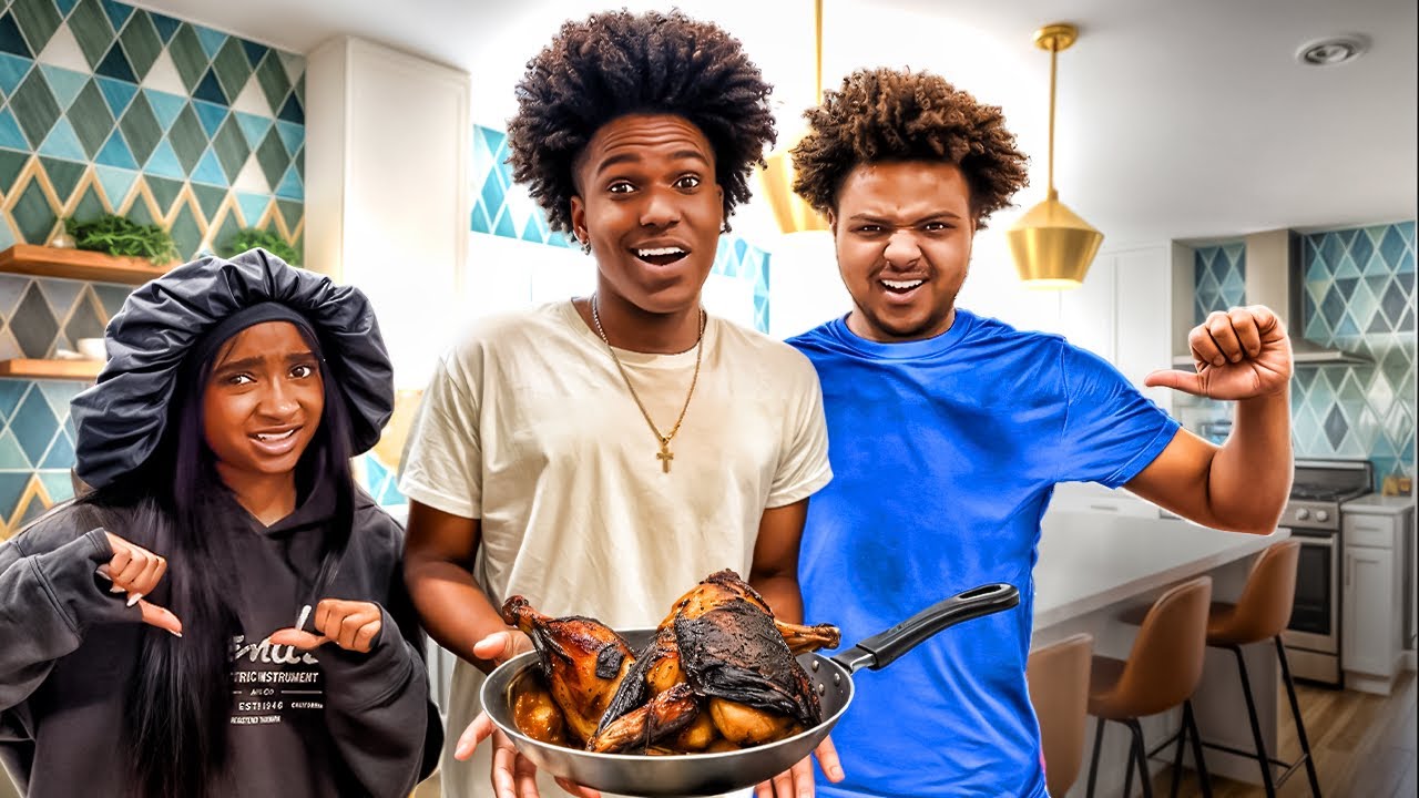 UNHINGED COOKING W/ THE TRIO 🍗🍱