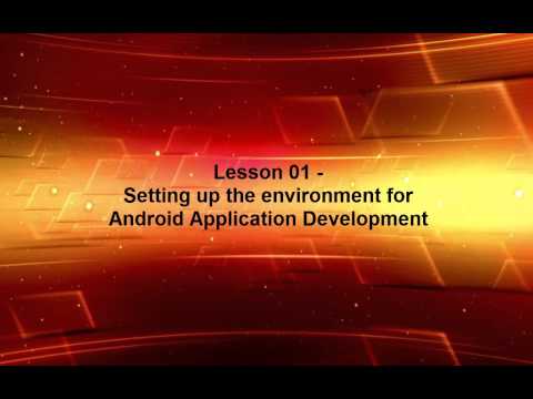 A0 - INTRO:  setting up the development environment for Android Application Development