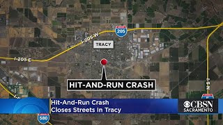 Hit-And-Run Crash Closes Streets In Tracy
