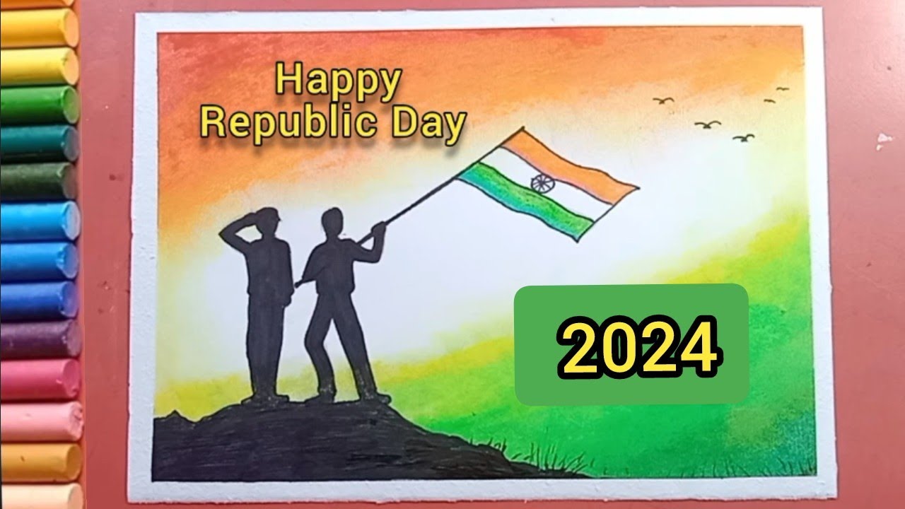 Republic System.drawing Republic day drawing - YouTube