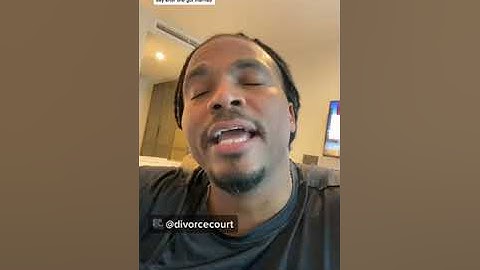 Narcissistic man immediately puts his hands on wife the day after marriage (vid @DivorceCourtShow )