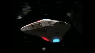 Star Trek Voyager - Delta Flyer attacked in Borg debris field 