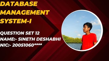 Database Management system | Java Institute for Advanced Technology | Question set number 12
