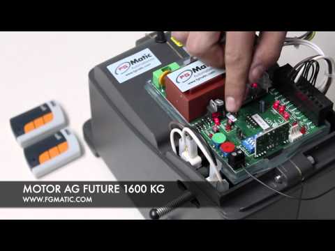 Programar motor puerta corredera Ag Future1600 Kg