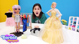 Barbie Balo Için Elbise Seçiyor Ayşe Ile Barbie Giyim Oyunu