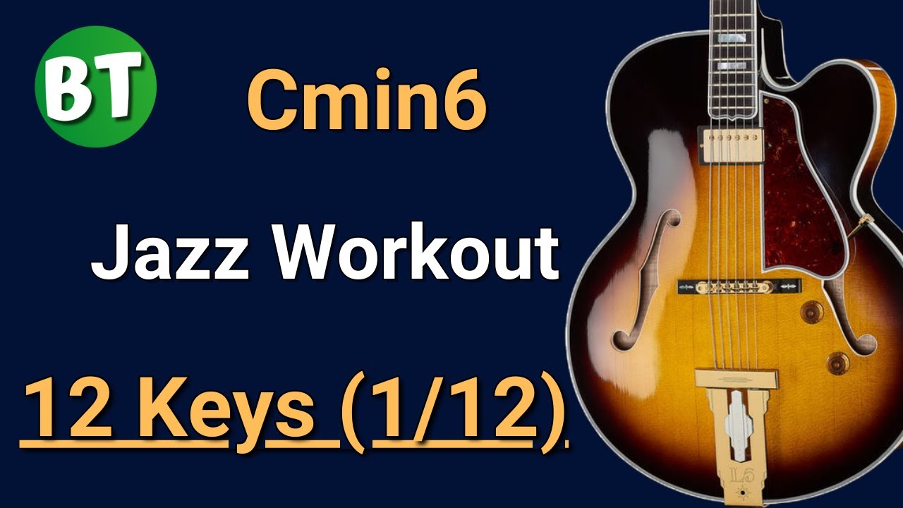 (1/12) Cmin6 Chord Swing Jazz Backing Track (IN ALL 12 KEYS) 120bpm