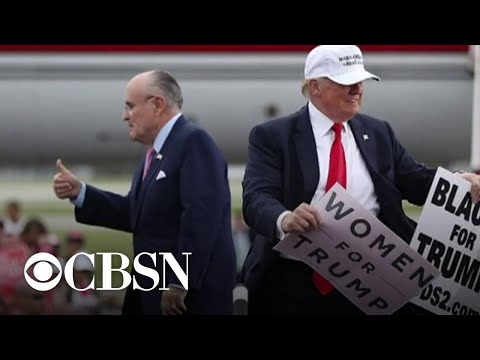 Former President Trump criticizes FBI search of Rudy Giuliani's home and office.