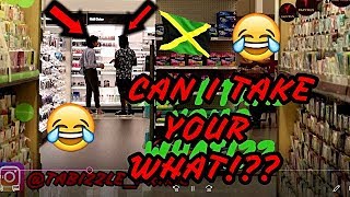 CRAZY JAMAICAN PICKING UP OLDER WOMEN AT TARGET 😂 *it somewhat worked*