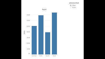 Tableau: Sheet Selection Menu for Dashboard