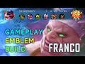 FRANCO MVP FOREVER - Franco best build and emblem set, gameplay best moments montage, MLBB, E-23