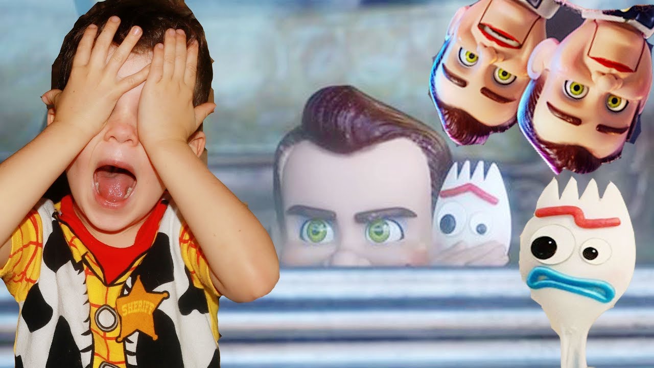 Toy Story 4 SCARED of BENSON DUMMY! Woody & Forky STUCK at Thrift Store Movie Stories
