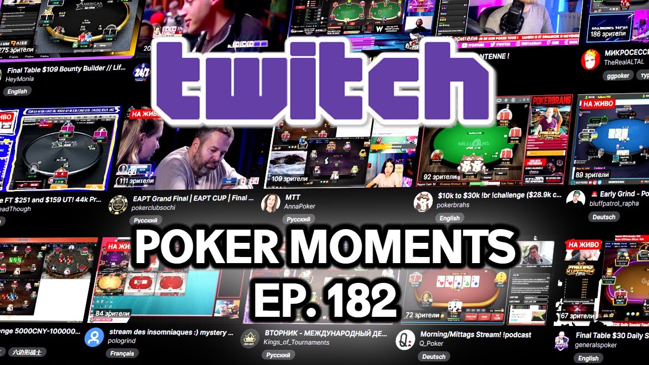 Twitch Poker Moments ep. 182 GGPoker Jackpot, Mistery Bounty