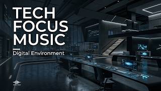 Tech Ambient Focus Music | Digital Workspace Soundscape | SV018 Digital Environment