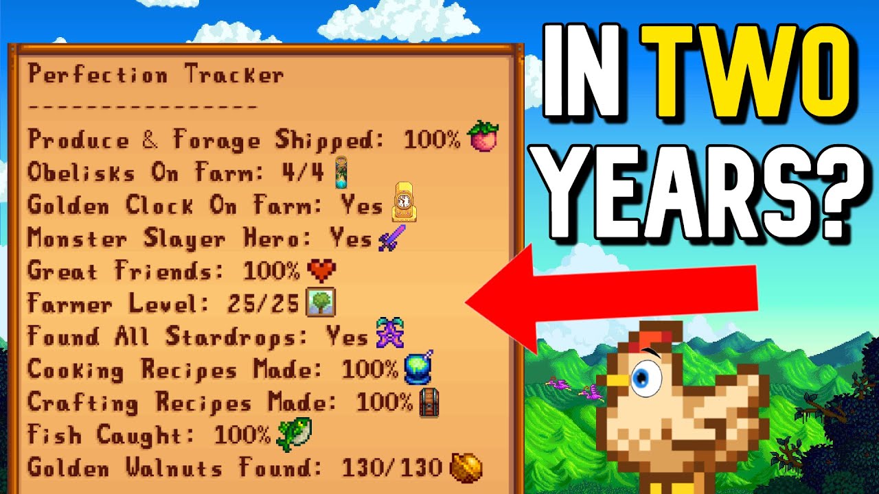stardew valley 1.4 มีอะไรใหม่  2022 Update  Can you Complete Stardew Valley Perfection in Only Two Years?