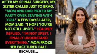 My Sister Scheduled Her Party During My Spine Surgery To See Who Our Parents Chose—She Won, Until…