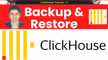 ClickHouse Backup & Restore Tutorial 🔥 Data Export, Snapshot & Incremental Backup Guide #clickhouse