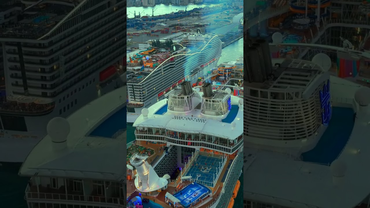 Megaships! #mscworldamerica #symphonyoftheseas