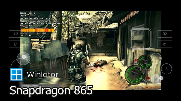 Winlator 10 | Resident Evil 5 | Snapdragon 865