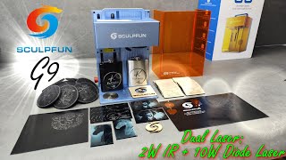 10W Diode + 2W Infrared – Why the SCULPFUN G9 Changes Everything
SCULPFUN G9 Portable Fiber Laser Engraver with 2W IR + 10W Diode Laser
SCULPFUN G9: https://shrsl.com/4o45q
SCULPFUN RA Pro Max: https://shrsl.com/4o45u
SCULPFUN bundles: https://shrsl.com/4o463
Engraving Materials: https://shrsl.com/4o45x
100 Packs Metal Plant Labels: https://shrsl.com/4o465
50 Pcs Faux Leather Patch: https://shrsl.com/4o467
Banggood:
SCULPFUN G9: https://www.banggood.com/custlink/KDDZcLdZd6?title=SCULPFUN-G9
Tomtop:
SCULPFUN G9: https://shrsl.com/4o768
Aliexpress
SCULPFUN G9: https://s.click.aliexpress.com/e/_Ddke4Dz
Sculpfun G9 is a dual laser engraving machine that complies with the class I laser safety standards, which can avoid most safety issues and provide a one-stop solution. Comes with protective cover, there is no need to purchase additional casing or goggles, ensuring superior safety for you. And it is easy and safe to use with the characteristics of enclosed workspace and pre-assembled.
Note: Opening the cover will automatically stop working
Two wavelengths of laser source is designed in the Sculpfun G9. A Infrared Laser and A Diode Blue Laser make it can work on almost all materials. The 2W 1064nm infrared laser can perform its exceptional ability of metals and plastics engraving, expanding the range of materials to be engraved. The 10W 455nm diode blue laser is suitable to engrave the most common materials such as wood, acrylic, etc. Thus you can use this engraving machine to customize business cards, dog tags, remove rust and so on.
The Sculpfun G9 delivers exceptional laser performance by using industrial grade Galvo system. It significantly improves the productivity with 5000mm/s ultra-high speed engraving capability and 10000mm/s preview speed. With a repeated positioning accuracy of up to 0.0001mm and a beam spot as small as 0.01mm, the G9 can achieve high-quality engraving with clarity and precision, showcasing fine details.
G9 laser engraver is equipped with a fully enclosed protective cover, which can effectively filter the laser and smoke can be exhausted through the window by installing a smoke exhaust duct. Additionally, the machines built-in fan and air purifier effectively purify smoke and smell during the engraving process, ensuring a safe environment for use.
Note: The air purifier needs to be purchased separately!
The G9 laser marking machine, with its portable design, is an ideal tool for craft shows, bazaars, flea markets, souvenir shops, and other places where you can unleash limitless imaginations and turn them into extra income.
Offering a free powerful smartphone and PC software SGD Laser which has a friendly Interface that helps you perform engraving more easily and satisfy all your creativities. The applications supports rich image editing functions such as multi-layer editing, variable engraving settings and multi-format image import. They can also recommend engraving settings for different materials to achieve high-quality results. In addition, the G9 engraver is also compatible with Lightburn software. With a variety of apps available, it can cater the diverse demands for both professional users and beginners.
It can be compatible with Air Purifier, G9 Slide Extension Kit and RA Pro Max rotary roller attachments to unlock more possibilities. Paired with the air purifier allows for about 99.97% smoke purification, bringing a more secure working environment to you. The slide extension kit will expand your work area by up to 3.5 times, perfect for batch processing and larger engraving projects. RA Pro Max is a 4-in-1 rotary including roller and chuck for most of the daily use of cylinders and spheres, such as glasses, mugs, baseballs, rings, etc.
SCULPFUN Official World Station: http://bit.ly/3ZDXd1j
SCULPFUN-ES: sculpfun.es
SCULPFUN-EU: eu.sculpfun.com
facebook.com/SculpfunOfficial
facebook.com/groups/sculpfunusers
instagram.com/sculpfunofficial
tiktok.com/@sculpfunreal 10W Diode + 2W Infrared – Why the SCULPFUN G9 Changes Everything