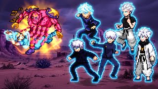 Johnny Joestar Vs All Gojo Variants Tusk Act 4 Vs Infinity