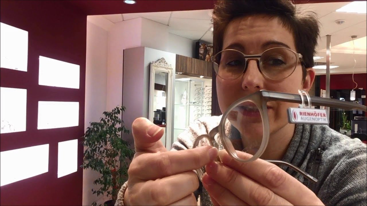 Kunststoff Brille Rutscht Von Der Nase Kunststoffbrille rutscht - YouTube