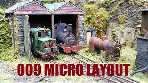 My Peco Rail 200 Competition Entry - Abbey Sheds - OO9 Micro Layout - Tiny Model Railway
