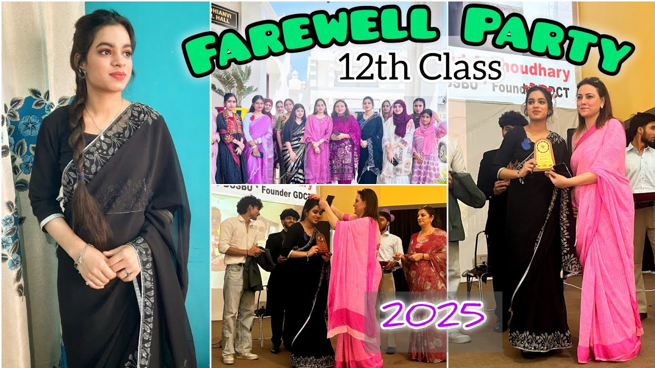 SCHOOL FAREWELL PARTY 🥳||12th Class (2025)😍||Function Vlog💞 - YouTube