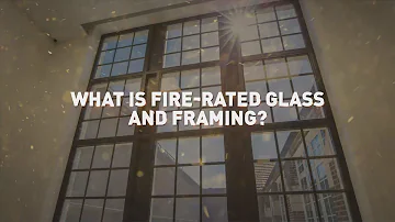Which glass is fireproof?