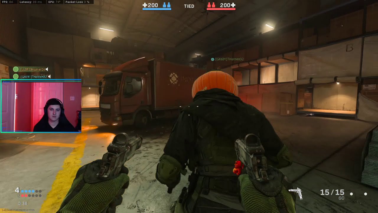 COD MW-Guy Turns on Hacks in 2v2 Gunfight... Gets Destroyed