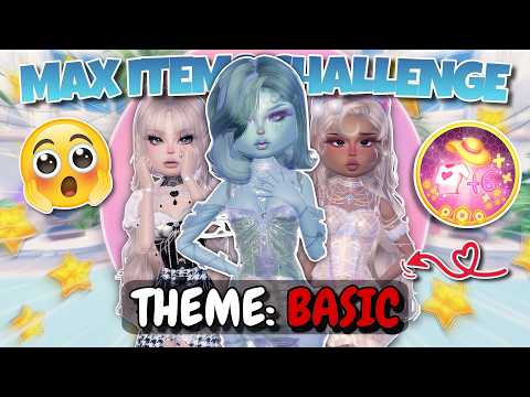 I HAVE To Wear *MAX ITEMS* In Dress To Impress!! (It was SO stressful!!)